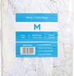 White T-Shirt Cleaning Rags White, 2kg Bag